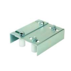 GUIA AJUSTAVEL EM INOX DE 4 ROLAMENTOS PARA PORTOES CORRER